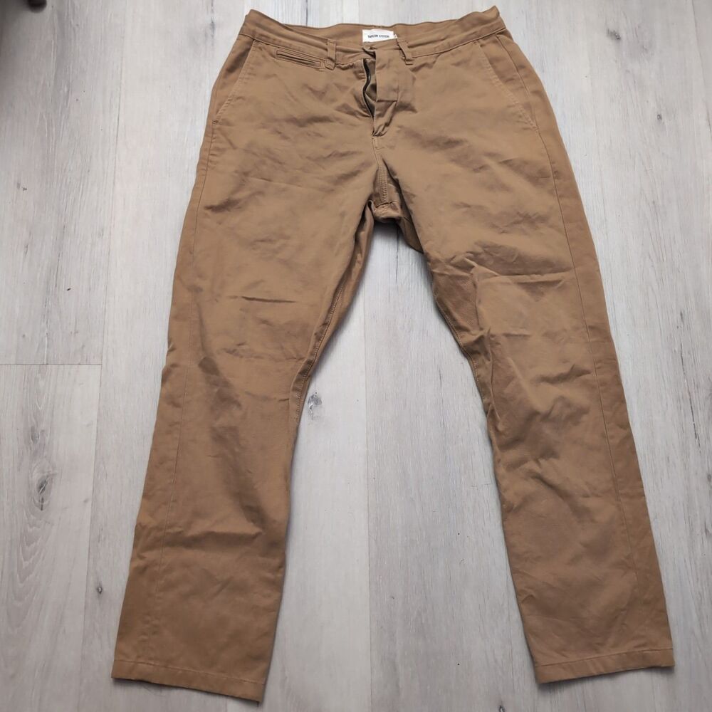 Taylor Stitch Democratic Slim Fit Chino Pants Mens Size 34 Cotton
